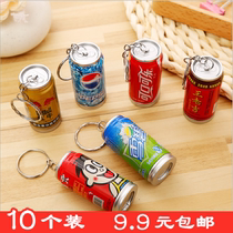  Cute creative small stationery cola shape ballpoint pen blue telescopic pen for primary and secondary school students gifts and prizes wholesale