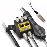 Mini Evel Evel Digital Display Регулируемая температура двух в одном платформе для пайки горячий воздушный пистолет Электрический паяль железные электронные инструменты для ремонта чипа