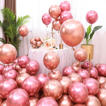 Wedding room Placement suit Bedrooms Decorative Wedding items Great all-knot wedding nets Red Wedding Metal Balloons Thickened anti-explosion