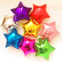 10 inch five-pointed star aluminum film balloon ceiling decoration layout balloon aluminum foil balloon Star balloon birthday birthday