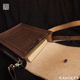 Чистая рука -приготовленная кожаная кожаная головка кожи для кожи мужской сырой плеч