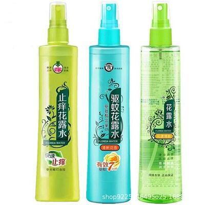 QLM【拍一发三】商超花露水户外防蚊虫叮咬清香驱蚊止痒180ml/瓶
