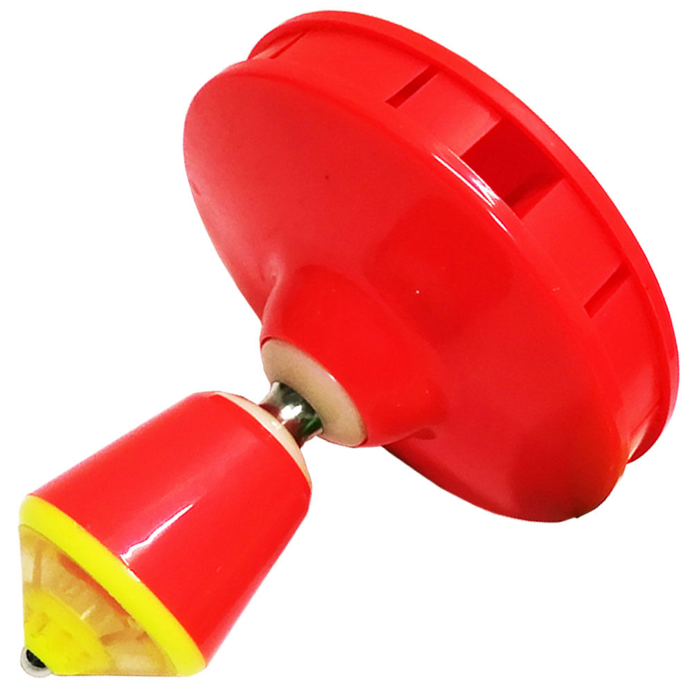 Jingming No. 6 130 single-head diabolo shock-absorbing airbag small head high-speed 3-axis diabolo 13 cm plastic three-axis shaker