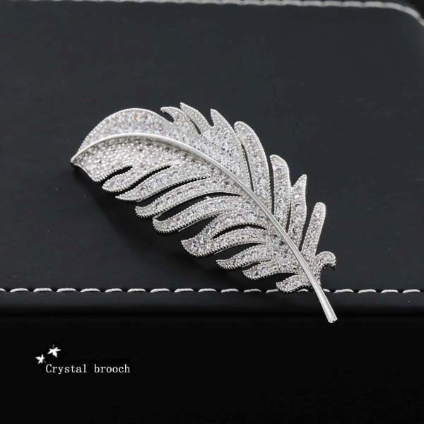 Broche femme en Zircon diamant - Ref 1174881 Image 8