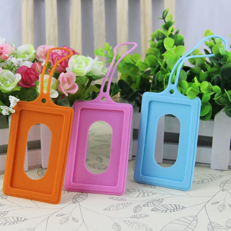Cuộc sống cơ bản silicone thẻ chìa khóa gói thẻ ID bộ thẻ xe buýt bộ kiểm soát truy cập bộ thẻ vỏ bọc thẻ căn cước