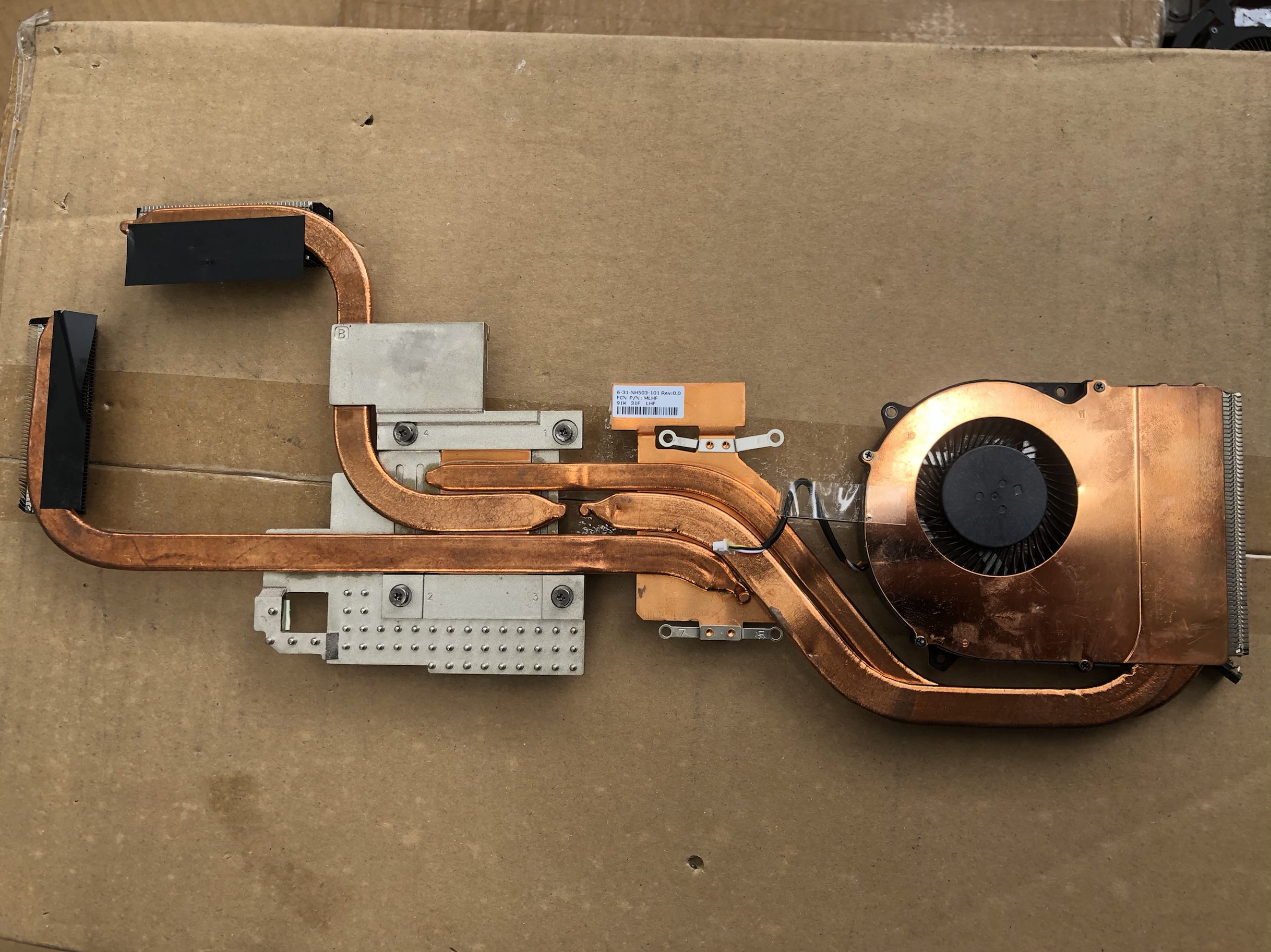 Shenzhou Ares Z8 CT7NA CT7NTCR7N1 T58-VC NH50 Cooling Copper Tube Fan Module