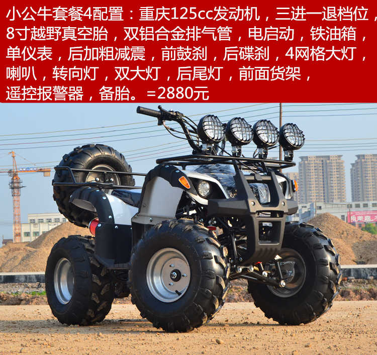 Zongshen Big Bull ATV 125-250CC Xe máy bốn bánh Bull Bull SUV ATV Mountain Bike moto ducati mini