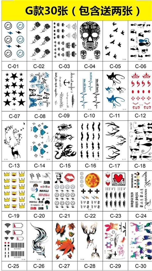 Cặp đôi hình xăm dán cho nam và nữ sẹo cá tính vẽ cơ thể vết trầy xước vô hình kéo dài không thấm nước lưới màu đỏ lắc phù hợp với âm thanh hình dán xăm