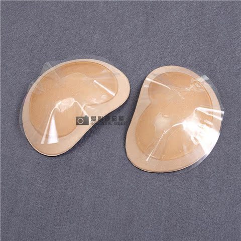 Dày ngực pad bọt biển silicone áo tắm đồ lót bra coaster chèn ngực nhỏ thoáng khí thu thập vú vô hình miếng độn bikini