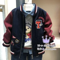  Special 20 autumn TW bear boy jacket baseball suit jacket TKJJ93804A sweater TKMW93805K