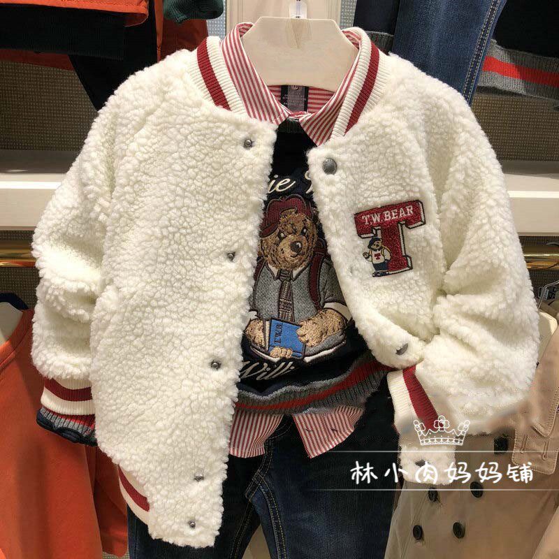 Clear cabin 21 Winter style TW small Kumamini boy lamb cotton clothing cotton clothing jacket TKJJ84T11B JJ84T11B