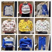 Experience ex-gratia ~ 2019 autumn winter new small bear boy dress casual long sleeve sweatshirt sports pants EKMW91201A