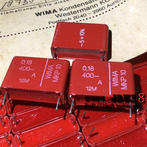 Original box Germany WIMA Weimar MKP10 Faculty 0 18UF Generation 0 Old 22UF400VDC Coupled audio capacitor