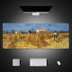 Van Gogh Art Illustration Waterproof Large Trendy Fashionable Mousepad, Desk Mat (5mm, 900x400mm)