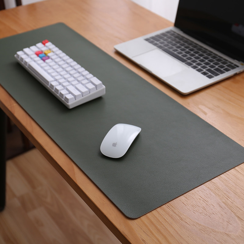 Slip Rat Mat Oversized Pu Mat Non-slip Desk Cushion Home Cortical Table Anti-Stain Waterproof Leather Double-sided Table Mat Wash