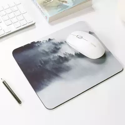 Mouse pad small creative hipster girl landscape mouse pad pad cute rubber pad personality home pad