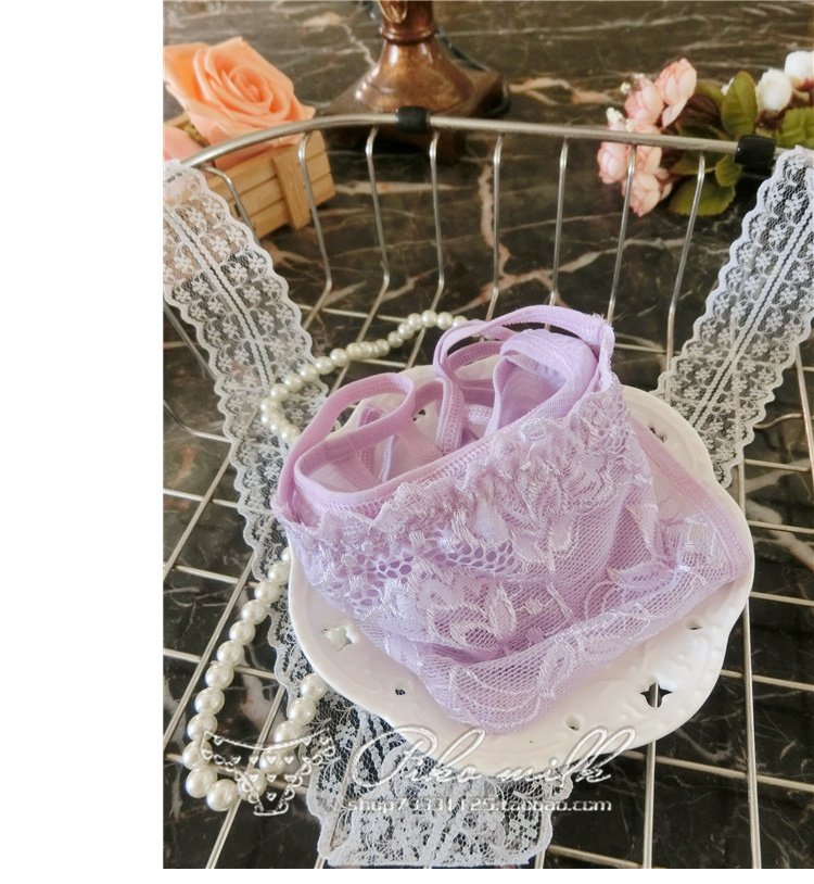 Sexy dễ thương sexy lưới bên phụ nữ rỗng đồ lót ren tie cám dỗ eo thấp phụ nữ đồ lót bán buôn bikini đẹp