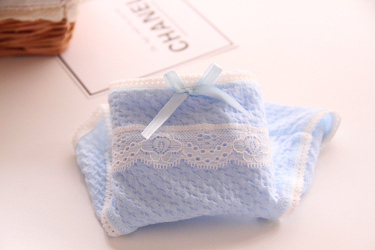 Ren bên bong bóng mềm thoáng khí cotton nữ đồ lót bông cung kẹo màu cô gái tam giác tóm tắt bán buôn đồ lót