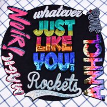Large cloth patch patch Patch clothing accessories fashion clothes repair decoration cloth embroidered color letter sequin beads
