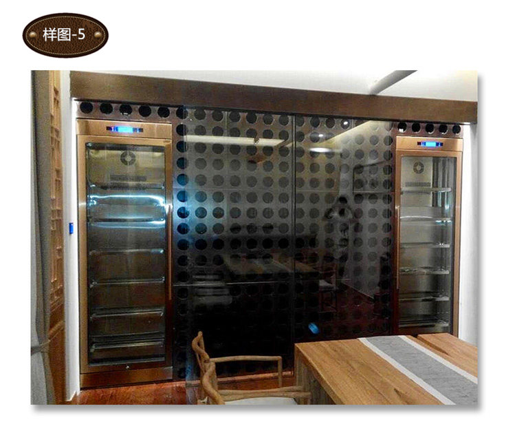 tủ rượu decor LeBarr Le Bar L320S nhà làm mát rượu thông minh nhiệt độ và độ ẩm không đổi có thể được tùy chỉnh theo nhiều kích cỡ - Tủ rượu vang tủ rượu phòng khách gỗ
