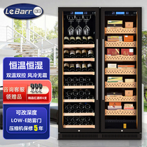 LeBarr Le Bar L340D Double Door Compressor Thermostatic Wine Red Wine Cabinet Refrigerated Cabinet Home Booking Direct Marketing