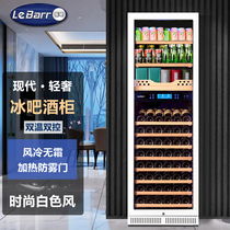 lebarr lebar L168D-W red wine cabinet ice bar constant temperature constant wet home commercial embedded tea chilling cabinet