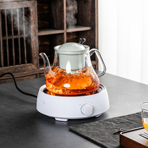 Teapot set household tea maker automatic electric pottery stove large capacity high temperature resistant thickening filter glass kettle