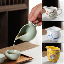Gongdo Cup ceramic tea leak tea filter integrated Tea Sea single high-grade male Cup heat-resistant and anti-scalding tea divider side tea ceremony