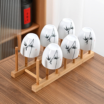 Large-capacity large-mouth Cup Cup holder household cup holder living room glass storage drain rack tea cup upside down storage rack