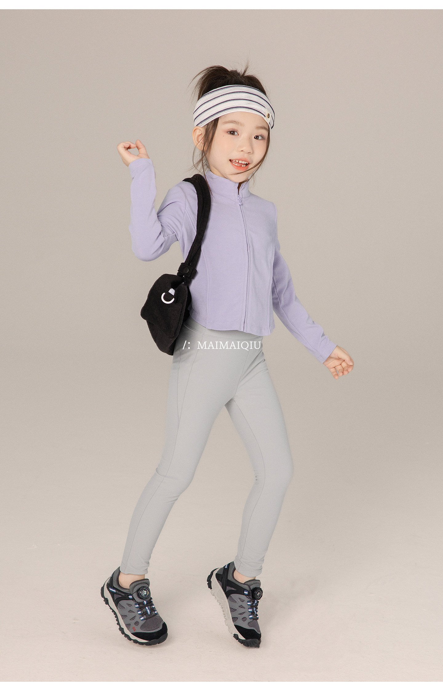 一秋妈女童2026秋季新款运动风拉链短外套中大儿童修身时髦洋气 — 15