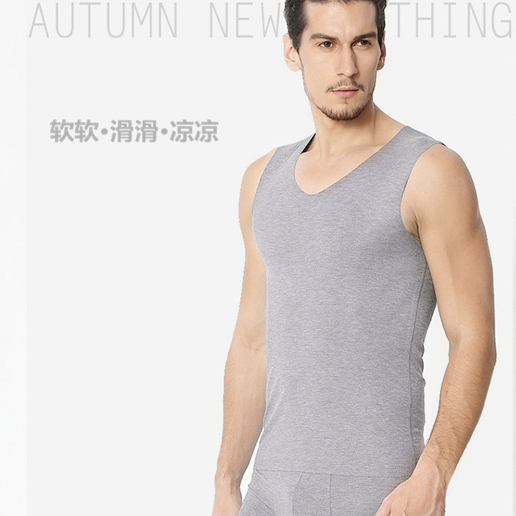 Mùa hè của nam giới vest hoàn toàn thoải mái Mordale áo thun không tay Yin căng T-shirt thể thao thể dục đáy xuống áo lạnh