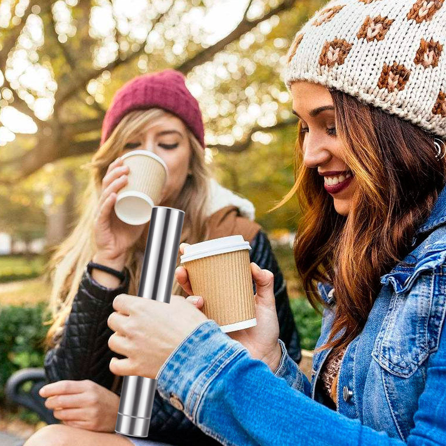 Máy tạo bọt điện Máy vắt sữa bằng thép không gỉ Máy pha sữa cà phê lạ mắt Máy trộn sữa ba lớp Teat - Cà phê bình pha cafe lạnh cold brew