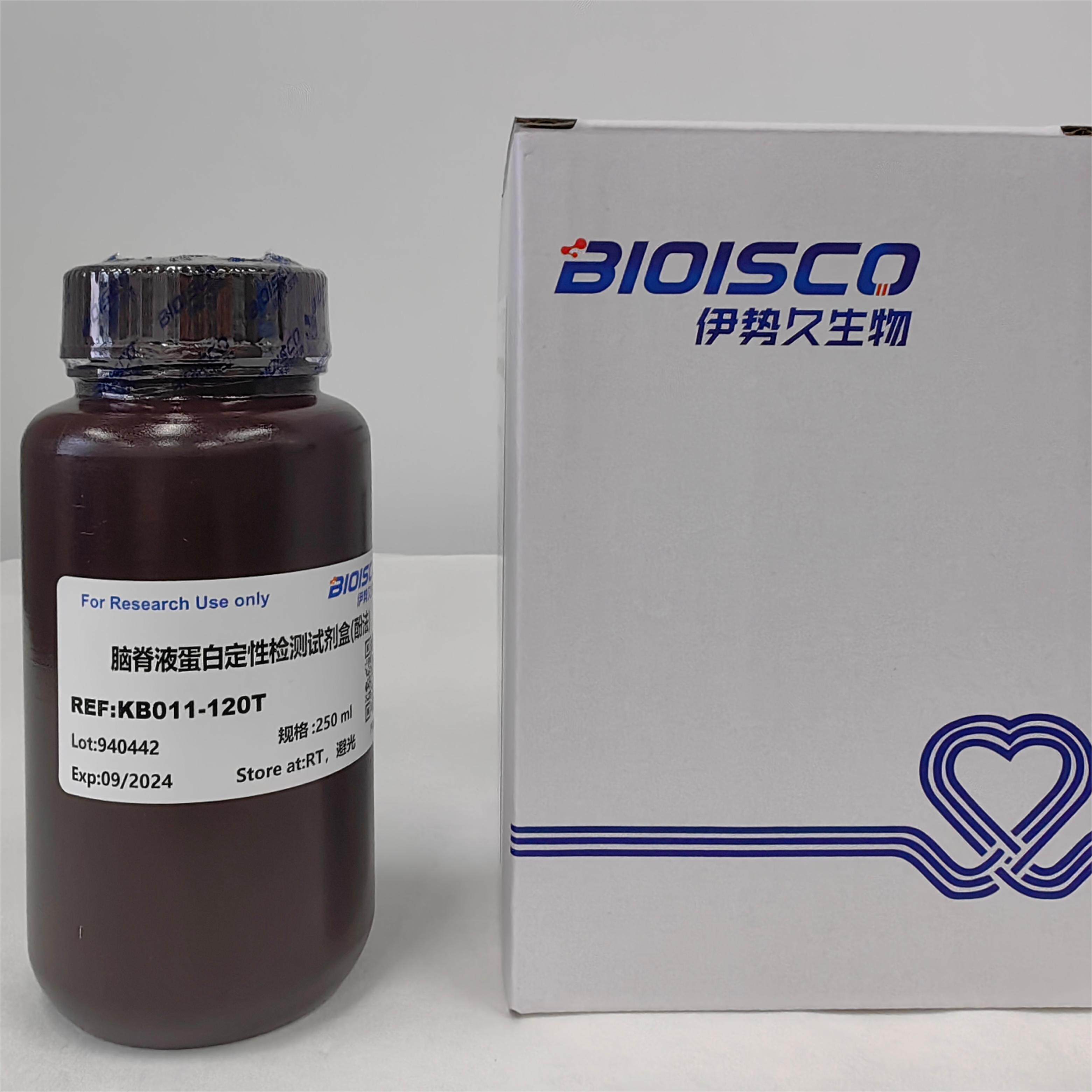 脑脊液蛋白定性检测试剂盒(酚法) 120T 自产高品质 科研专用