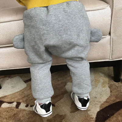baby baby harynn pants large PP pants autumn winter gush male and female child warm pants high waist and big fart pants