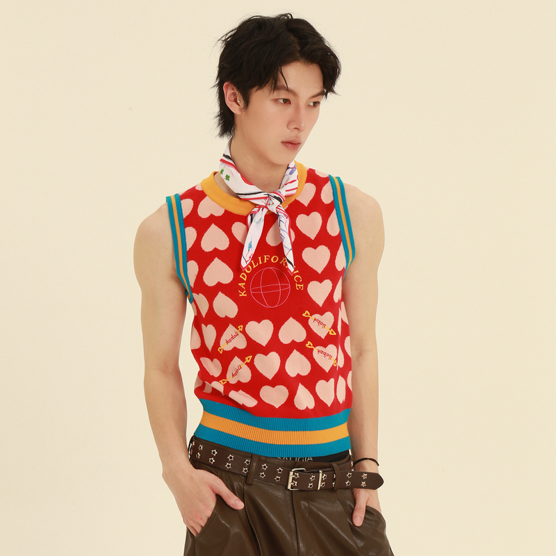 Kdl Cardoli 2026 Autumn and Winter Warm Sweater Knitted Vest Fashionable Unisex Retro Casual Collection
