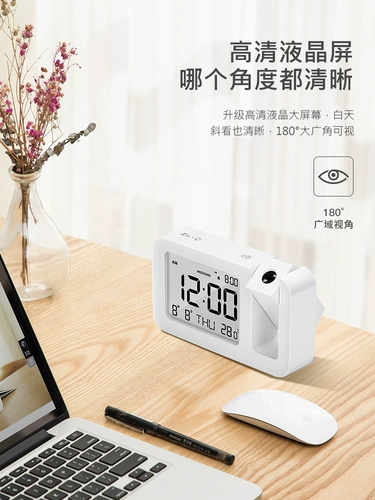 Проекция будильников Проекция часов творческий магазин домашний магазин до 15 лет 15 -летнего старого магазина творческого дома, японского многофункционального проекционного рабочего стола, студент с проекционным столом для прикроватных электронных часов, поднятие артефакта