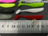 Netgook Clearance Clear Erance 10/20 Рисование рыбного типа хвост 7cm2g Ночной свет рыбный запах мягкая приманка Дорога Ямана Бесплатная доставка