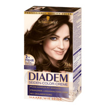 German Original Fashion Schwarzkopf Schwako DiaDEM No Ammonia Dye Hair Dye Hair Cream Light Brown Color Chestnut Color
