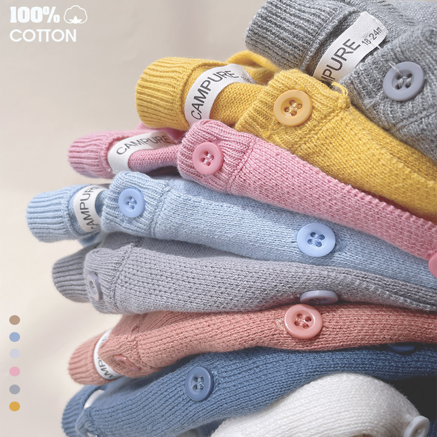 Girls' spring and summer new cardio-hoodie children knit children's clothing 2022 pure cotton A type of foreign pie suit jacket for undershirt