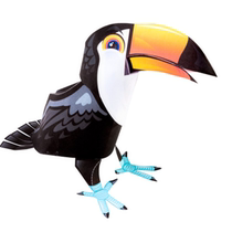 Childrens puzzle DIY stereo manual manual simulation of animal bird rhinoceros giant bird 3D paper model toy