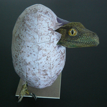 3D paper mold three-dimensional puzzle model diy handmade origami childrens toy Jurassic Dinosaur Simulation dinosaur egg