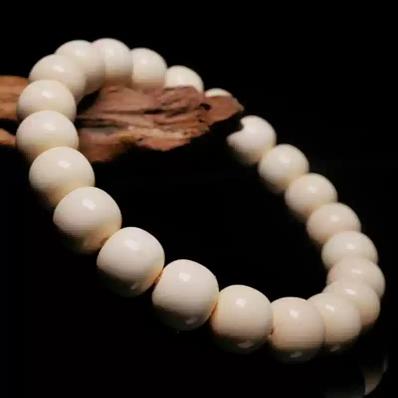 文玩堂：猛犸牙手链（牙芯料精工老型） 文玩堂：猛犸牙手链（牙芯料精工老型） 文玩堂：猛犸