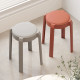 Soft stools can be stacked, household thickened small round stools, modern simple windmill stools can be stacked with leather restaurant chairs