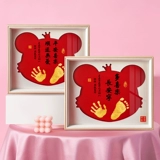 Детские отпечатки рук и ног, памятная картина, сувенир, детская фоторамка для новорожденных для младенца, подарок на день рождения