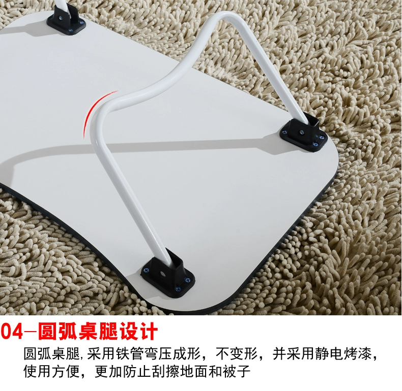 Bàn máy tính giường ngủ bàn máy tính xách tay đơn giản hiện đại phòng ngủ ký túc xá lười biếng gấp bàn học bàn học - Bàn bàn học sinh