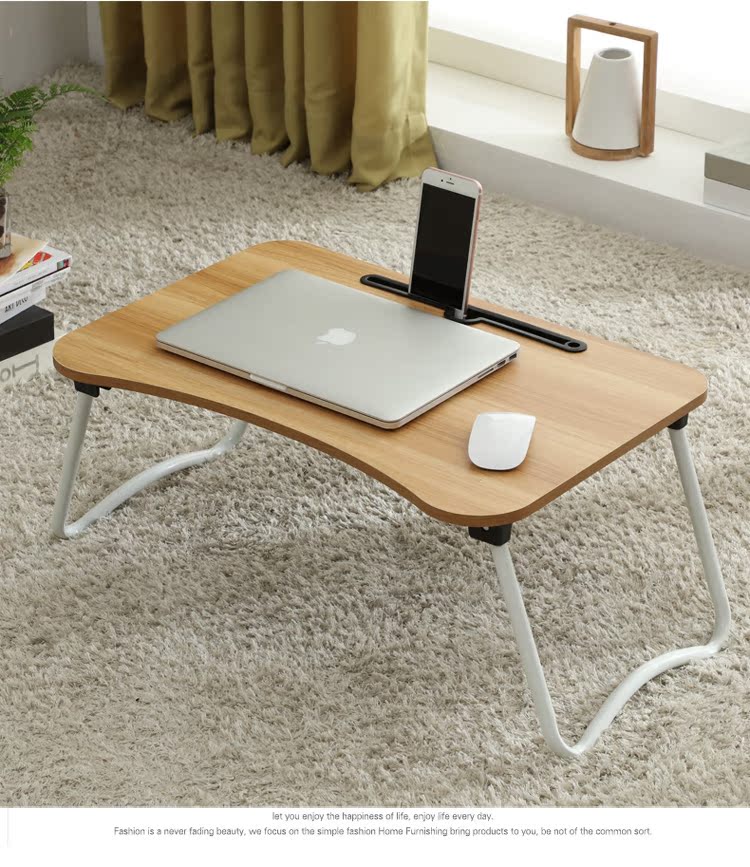Bàn laptop để bàn với ký túc xá đại học Bàn nhỏ có thể gập lại lười học viết bàn đơn giản - Bàn bàn ghế máy tính