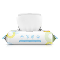 Plant protection infant wet wipes 80 smoke with cover portable wet towels paper Childrens hand mouth wet paper towel ex-gratia