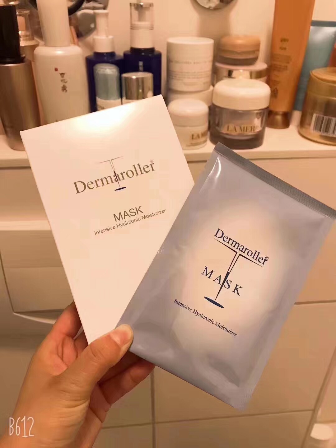 Repurchase Instant Reduction-Brand Authorization German DERMAROLLER Hyaluronic Acid Moisturizing Mask 30 Dry Skin