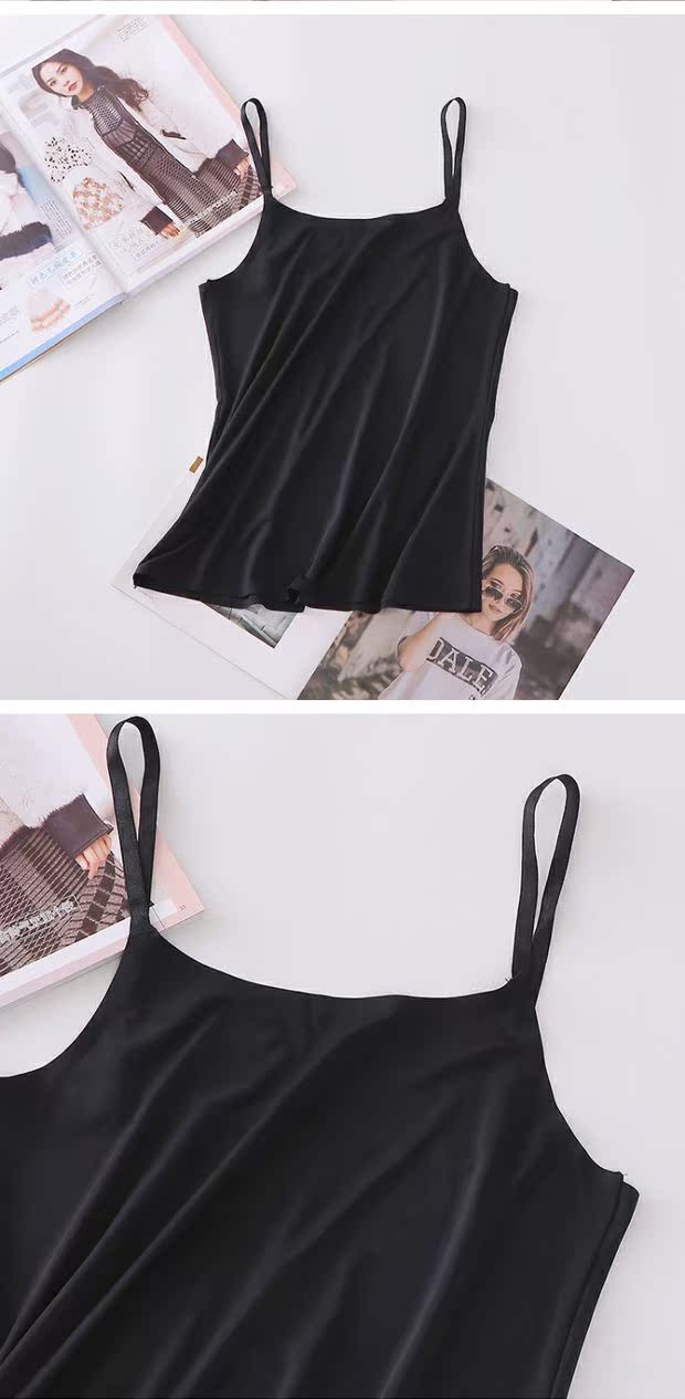 Cô gái băng lụa liền mạch bên trong nước Mỹ lại khoác lên người chiếc áo vest đáy quần lót quần lót chống sáng che kín phần ngực - Ống áo ống trơn