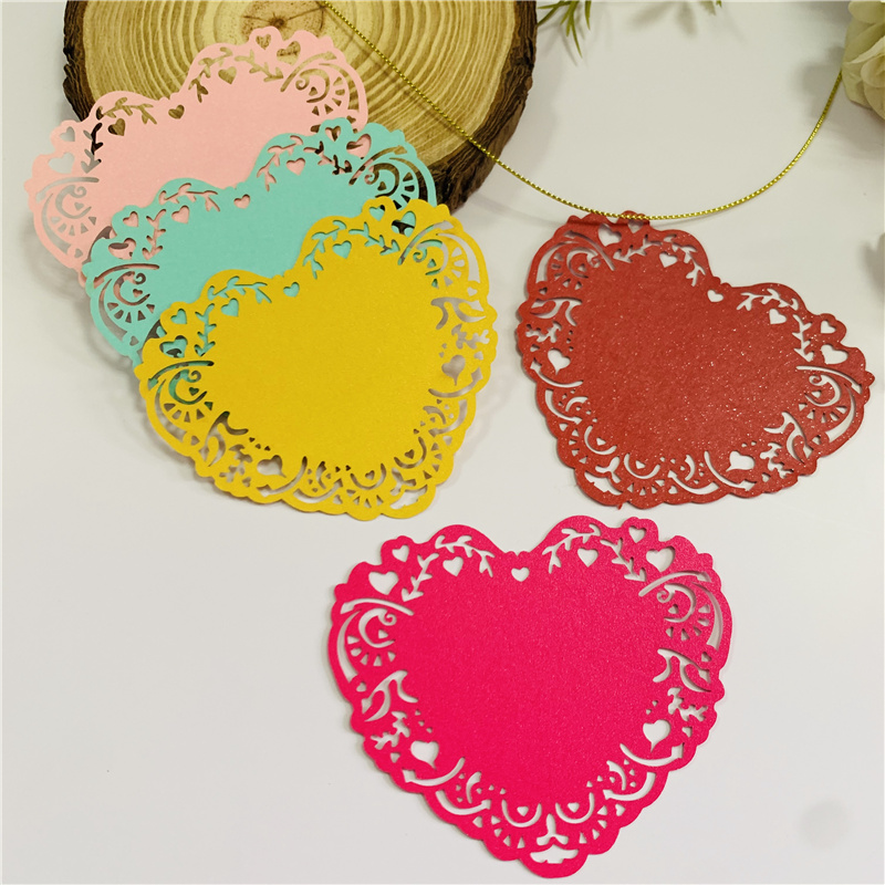 (50) Love Wishing Card Greeting Card Tag Milk Tea Shop Post-it Sticker Message Handwritten Card Wishing Card